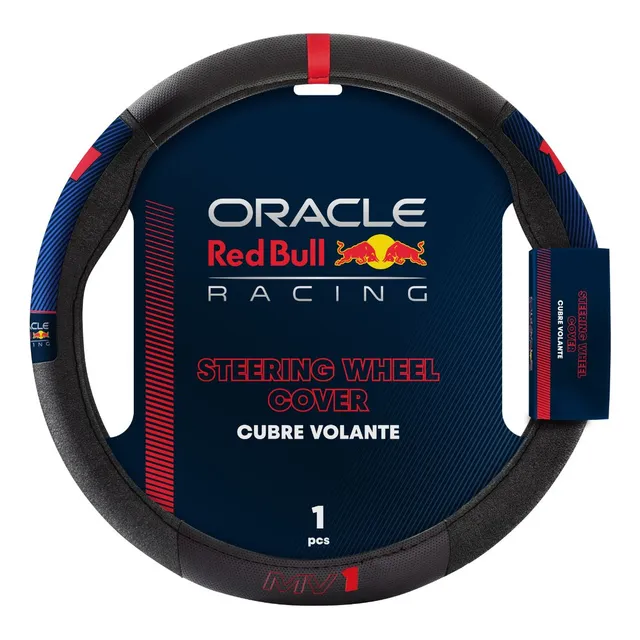 Cubre Volante Universal Red Bull Racing 002 Neg Roj Azu Mv1