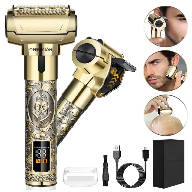 Operacion® Rasuradora Eléctrica Afeitadora Barba Hombre 2en1
