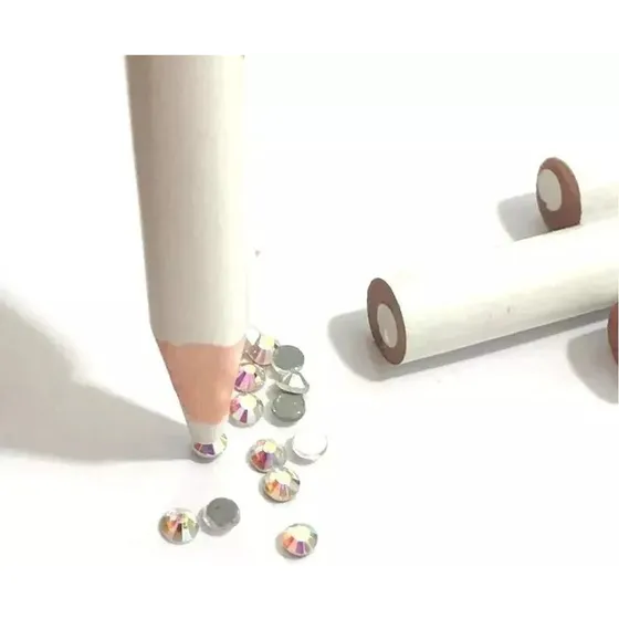 2 Lápiz  Mágico Levanta Strass Y Decorado Uñas Nail Art