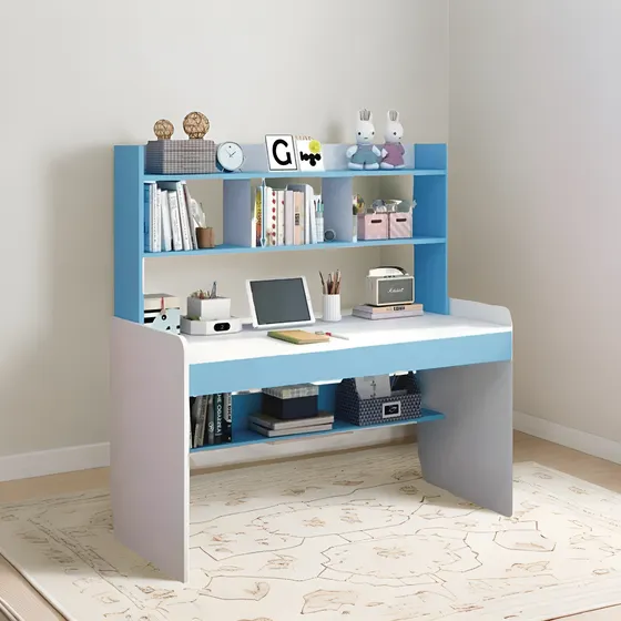 Escritorio Organizador Infatil Con Repisas Para Niños Blanco