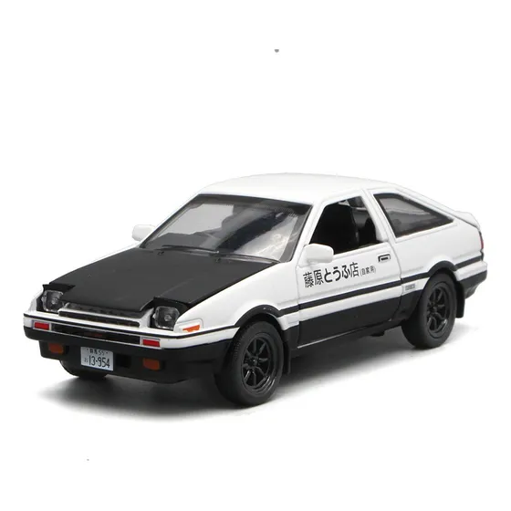 Toyota Trueno Ae86 Inicial D Figura Takumi 1:24 Miniatura