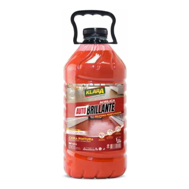 Cera Para Pisos Acrilica Autobrillante Siliconeada Klara Wax