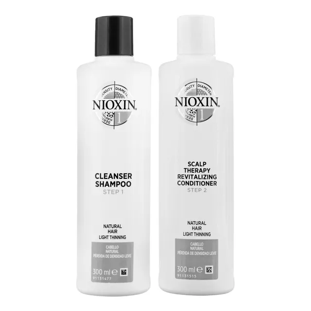 Nioxin-1 Shampoo 300ml + Acondicionador Cabello Natural