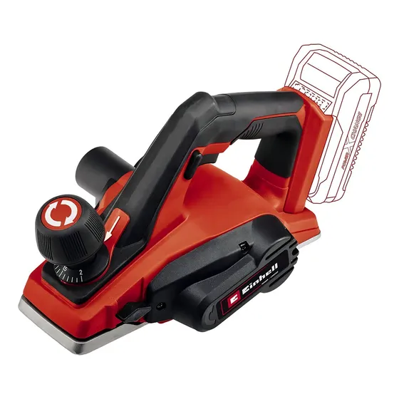 Cepillo De Mano Inalámbrico Einhell Te-pl 18/82 Li - Color Rojo