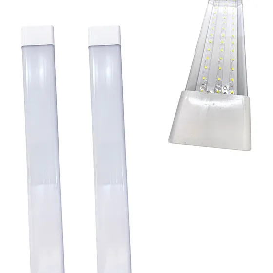 2 Pack Lámpara Led Gabinete 54w Triple Led Alto Brillo Opaco