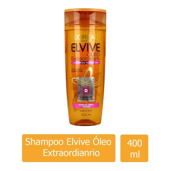 Shampoo Elvive Oleo Extraordinario Nutricion 400 Ml