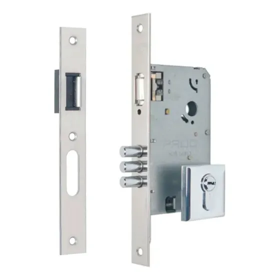 Fechadura Pado Rolete Magnético Cr , Cilindro 120 Mm Cr