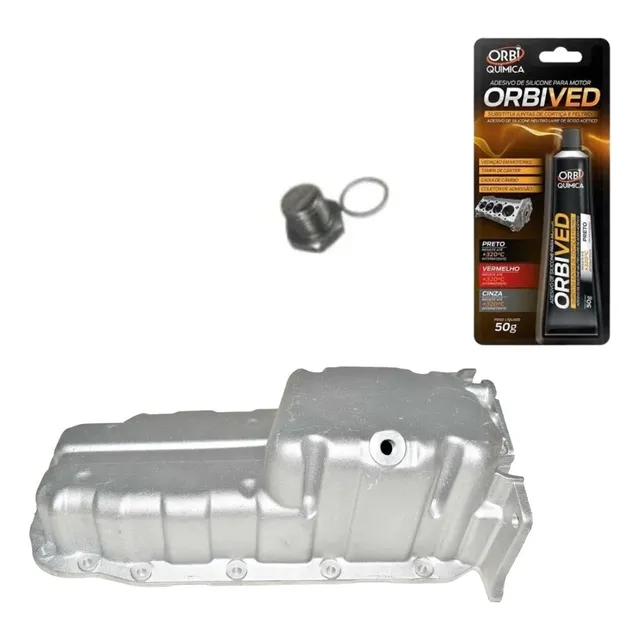 Kit Cárter Do Corsa + Bujão + Cola De Silicone