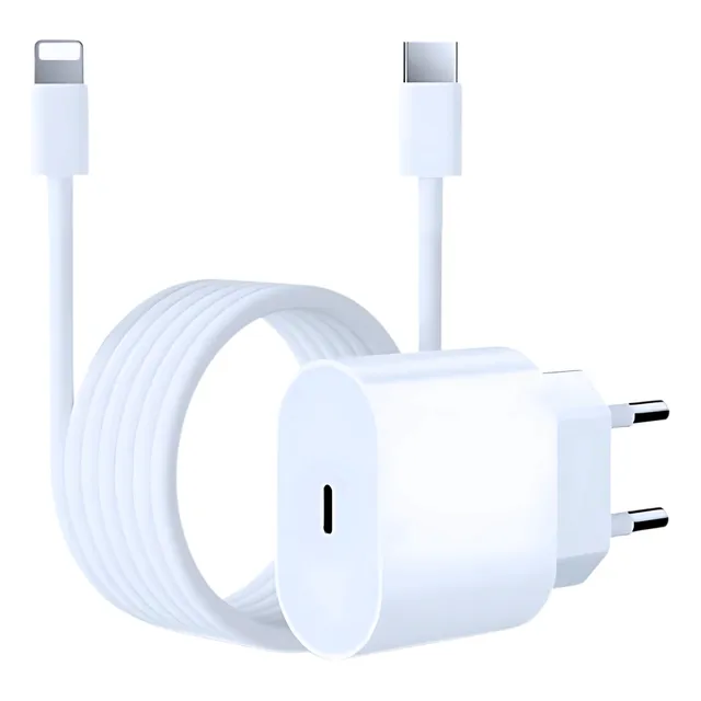 Carregador Turbo 25w Para iPhone 8 X Xr 11 12 13 14 Pro Max