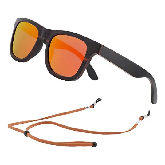 Gafas De Sol Polarizadas De Madera Hueca Hombres, J7x5f