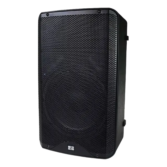 Bocina Bi Amplificado 800rms Optimus 12 Clase D Dsp Schalter Color Negro