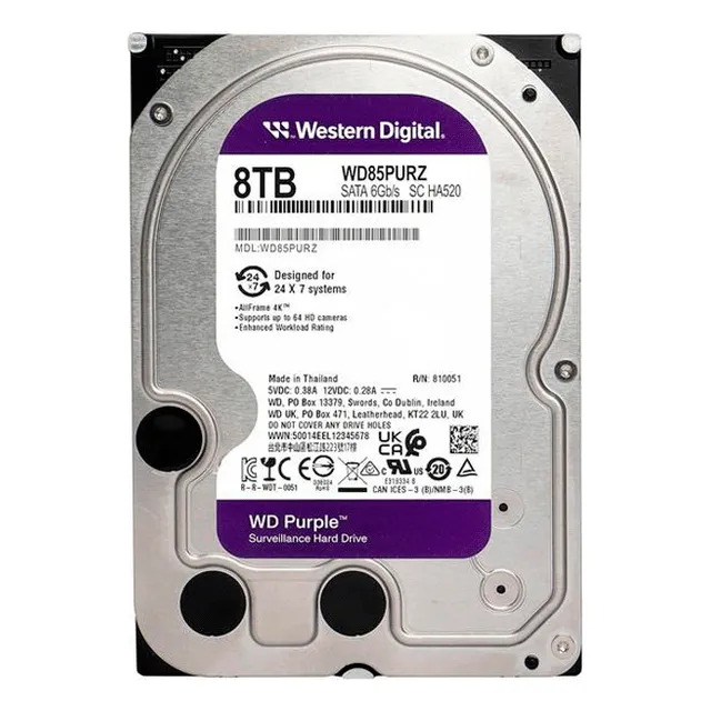 Disco Interno 8tb 256mb Purple Color Violeta