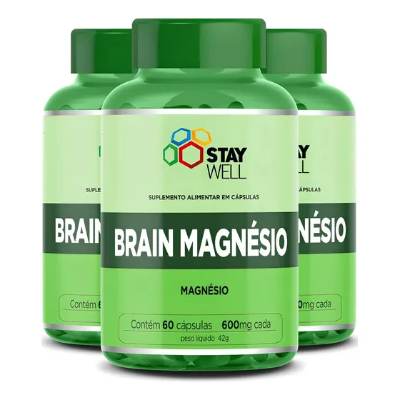 Magnesio L-treonato X3 500mg Puro Original - 180 Cápsulas Sin Sabor