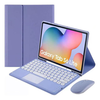 - Capa + Teclado Touch + Mouse + Caneta Para Galaxy Tab S6 - Capa + Teclado Touch + Mouse + Caneta Para Galaxy Tab S6