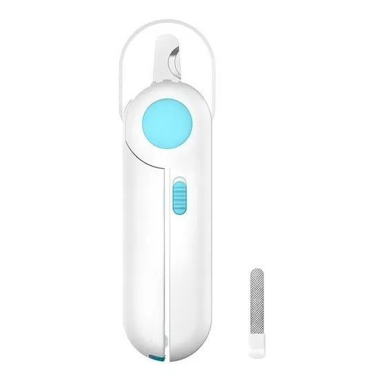 Corta Uñas Iluminado Para Mascotas Con Luz Led  Y Lima