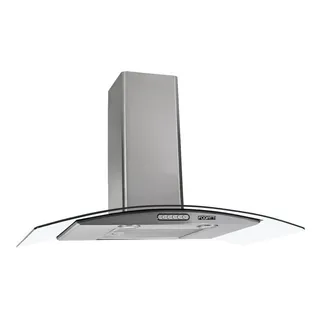 Cvc Fogatti Parede Vidro Curvo Slim 90cm Cvc Fogatti Parede Vidro Curvo Slim 90cm