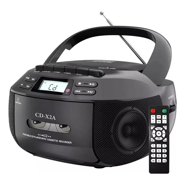 Cassette Player Boombox Con Grabadora/radio/bluetooth/sd X2a