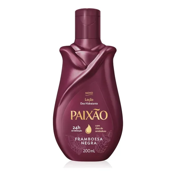 Loção Hidratante Paixão Framboesa Negra 200ml