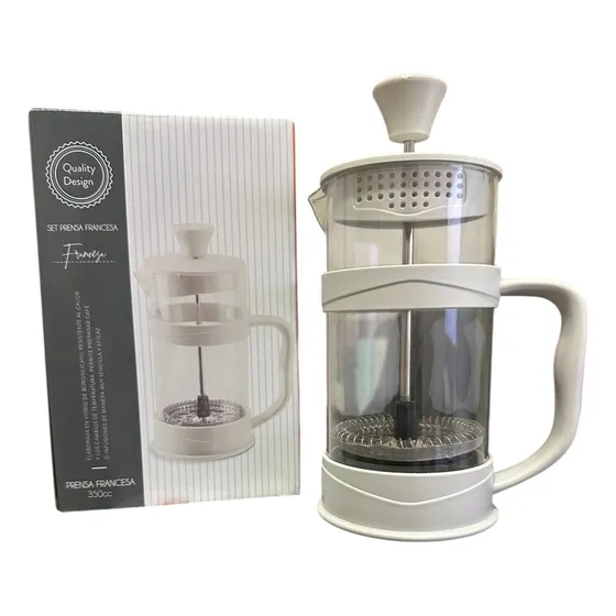 Prensa Francesa 350ml Quality Design Color Blanco