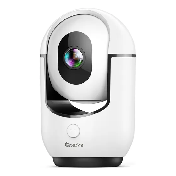 Security Camera Cloarks 2k Pan/tilt Wifi Indoor W/ Ai Detect