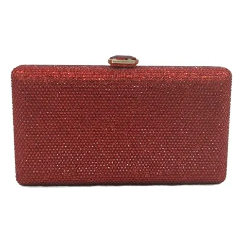 Elegante Caja De Mujer Bolsas De Noche De Cristal Dt55m