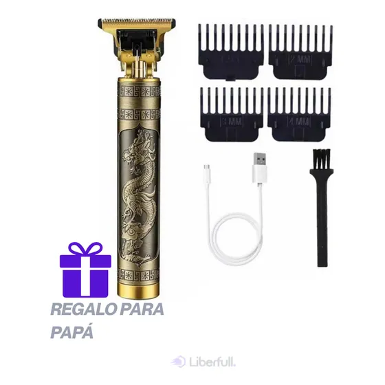 Maquina Afeitar Patillera T9 Vintage Profesional Recargable