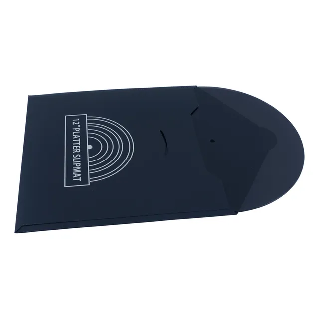 Tapete De Vinilo Acrílico Negro Para Discos, Tocadiscos, Ant