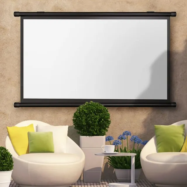 Pantalla Proyector Hd Para Cine Casa Oficina Interior 30 