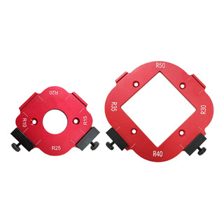 Chanfer Panel Radius Corner Jig Tool 2 Peças Set Router Chanfer Panel Radius Corner Jig Tool 2 Peças Set Router