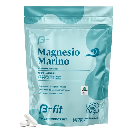 B-fit Magnesio Marino 90 Caps Del Mediterráneo Alta Biodispo