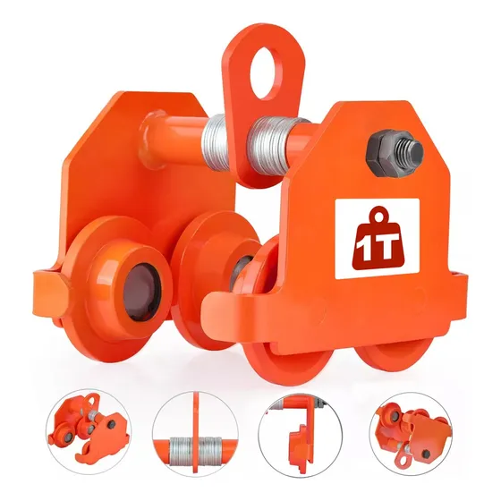 Toolor Trole Manual 1t Modelo Beam Load Ancho Ajustable