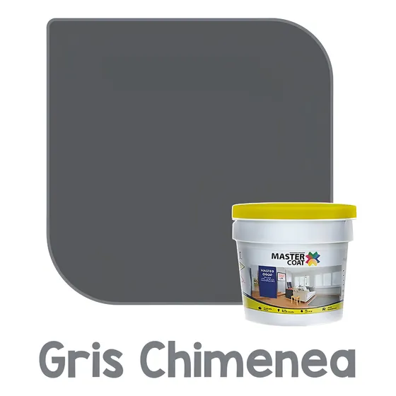 Pintura Vinílica Acrílica 4l Interior Master Coat Form Nueva Gris Chimenea Mate