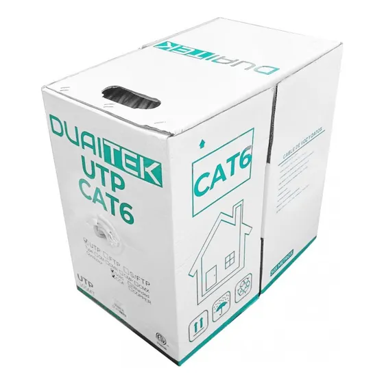 Bobina Cable De Red Utp Cca Internet Cat6 Interior 305m