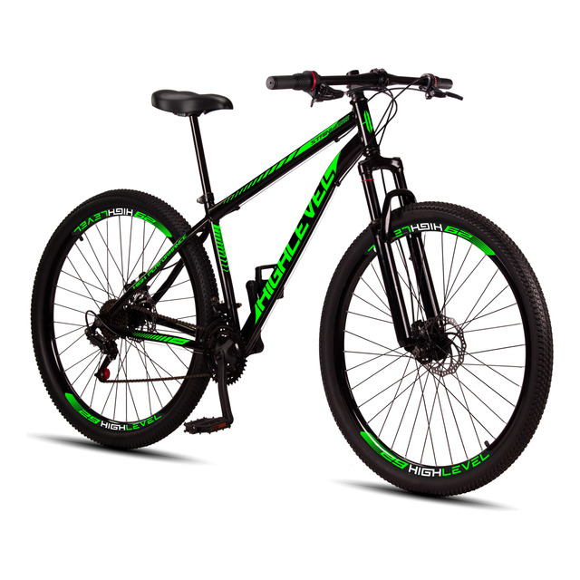 Bicicleta Aro 29 Aço Carbono Ksvj Freios Disco Suspensão 21v Bicicleta Aro 29 Aço Carbono Ksvj Freios Disco Suspensão 21v
