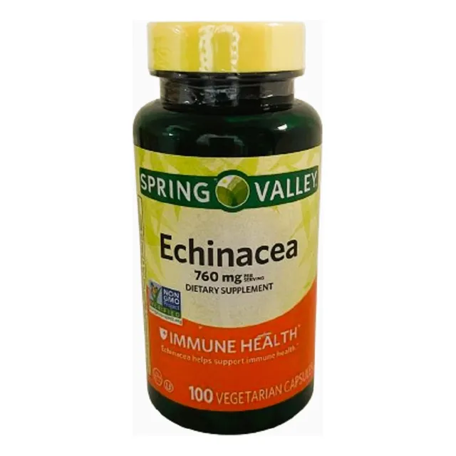 Echinacea 760mg - 100 Cap Spring Valley