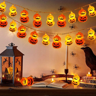 Luces De Calabaza De Halloween, 10 Pies, 20 Luces Led Luces De Calabaza De Halloween, 10 Pies, 20 Luces Led