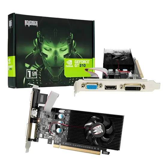 Placa De Vídeo Nvidia Revenger Gt 210 1gb 64bit Ddr3