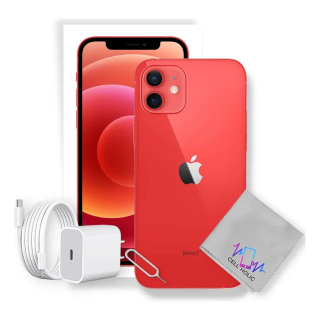 Apple Iphone 12 Mini 128 Gb (product)red Con Caja Original Rojo (Reacondicionado)