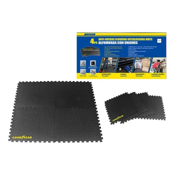 Alfombra Goma Eva Para Hacer Ejercicio 4 Unidades Goodyear