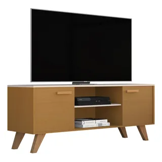 Rack De Tv Para Sala Moderno Com Prateleiras Estante Rebeca Rack De Tv Para Sala Moderno Com Prateleiras Estante Rebeca