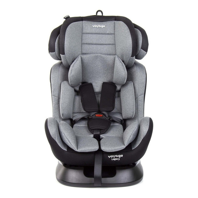 Cadeira Infantil Para Carro Legacy 0-36kg Cinza - Voyage Liso Cinza Mescla
