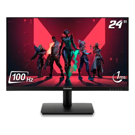 Monitor Viewsonic Fhd De 24 Pulgadas 1080p 100hz 1ms Va240-h Color Negro