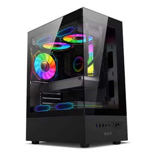 Gabinete Gamer Gbt X500mb Com 3 Fans Rgb Com Vidro Temperado Gabinete Gamer Gbt X500mb Com 3 Fans Rgb Com Vidro Temperado