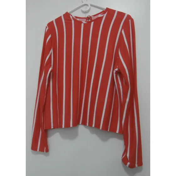 Blusa Gabriela Chacon Dama Talla L Manga Larga Talle Corto