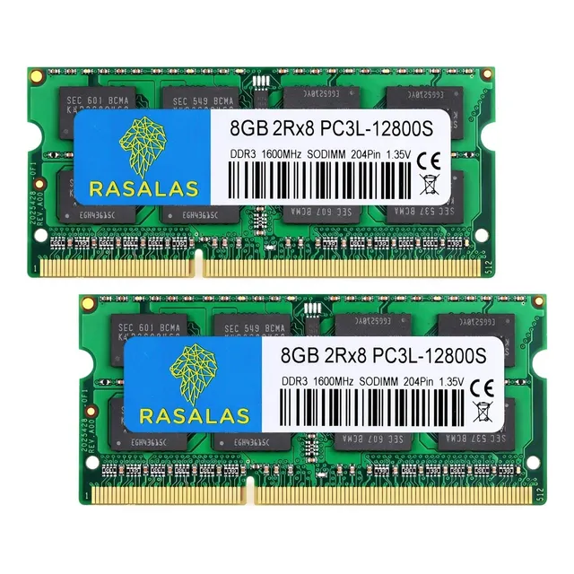 Memoria Ram Rasalas 16gb (8gbx2) Pc3l-12800s Ddr3 1600 Mhz 
