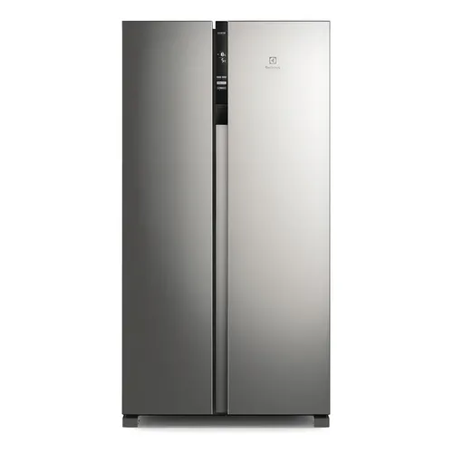 Heladera LG Side By Side GS66Spp 637 Lts, inversor, cor prata