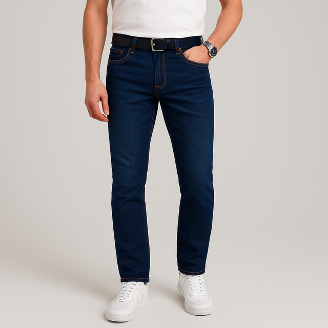 Calça Jeans Masculina Elastano Slim Original Lycra
