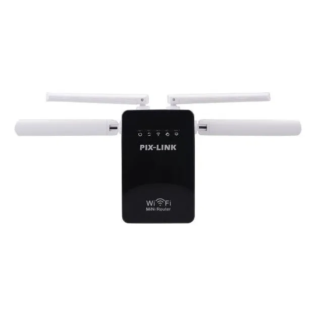 Repetidor Amplificador Señal Wifi 4 Antenas Rompemuros
