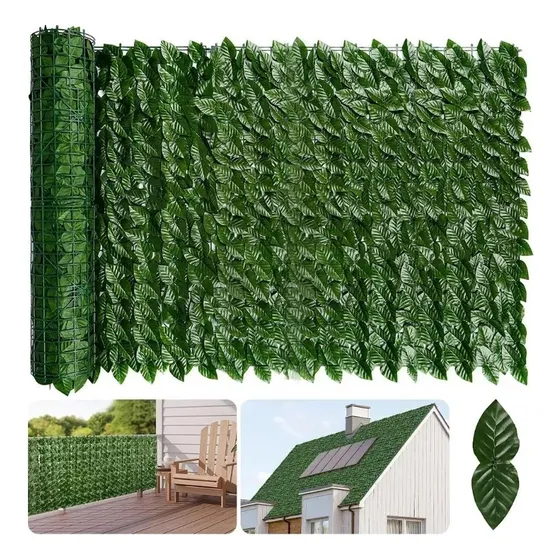 Follaje Rollo Muro Verde Planta Artificial Enredadera 1*3m