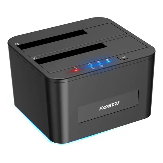 Estación Base Clonar Disco Duro Marca Fideco Usb 3,0